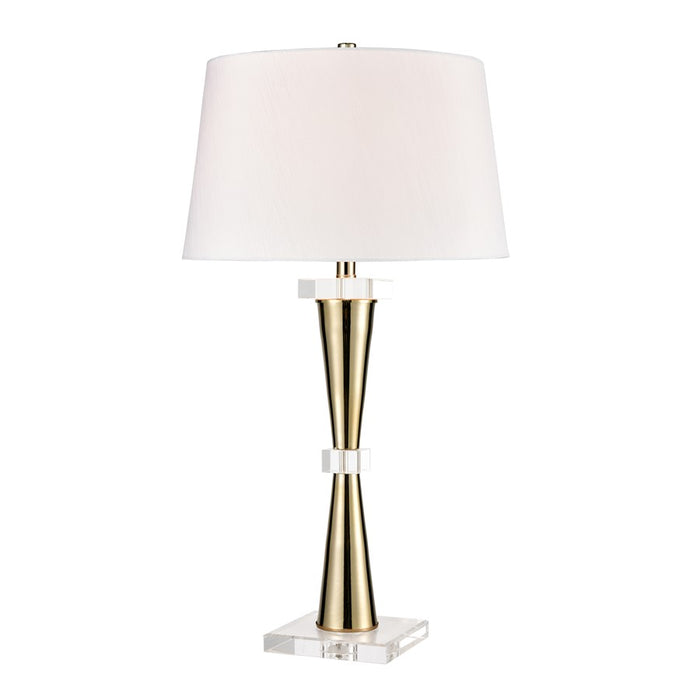 Atlas Lighting Brandt 32'' High 1Lt Table Lamp, Gold/White