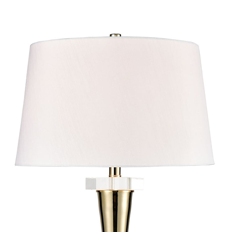 Atlas Lighting Brandt 32'' High 1Lt Table Lamp, Gold/White