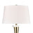 Atlas Lighting Brandt 32'' High 1Lt Table Lamp, Gold/White