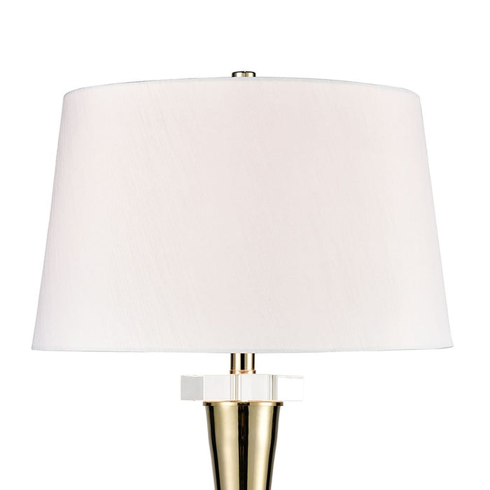 Atlas Lighting Brandt 32'' High 1Lt Table Lamp, Gold/White