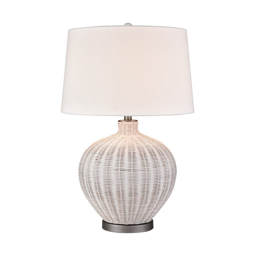 Atlas Lighting Brinley 29'' High 1Lt Table Lamp, White/White