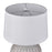 Atlas Lighting Brinley 29'' High 1Lt Table Lamp, White/White
