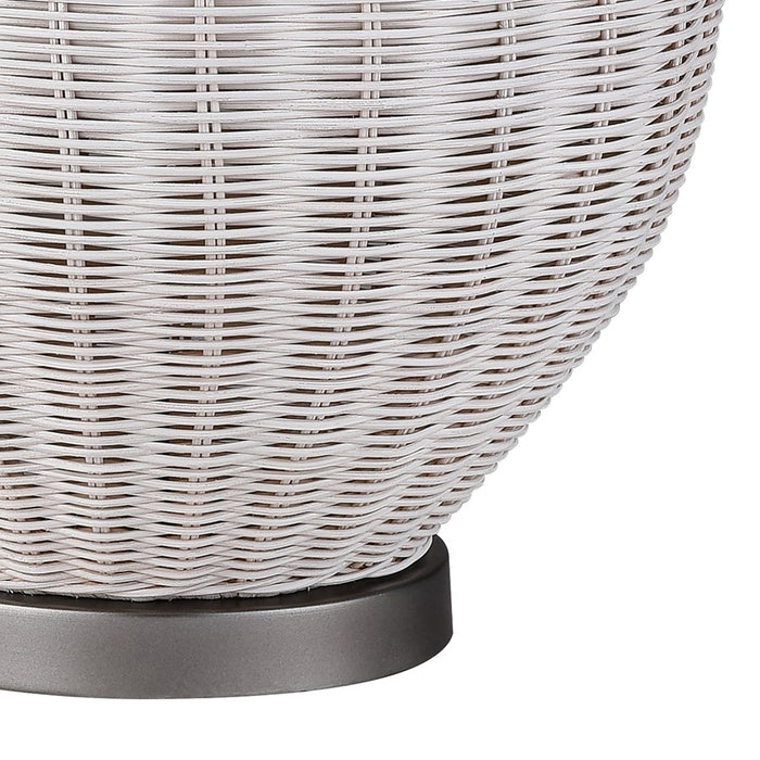 Atlas Lighting Brinley 29'' High 1Lt Table Lamp, White/White