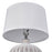Atlas Lighting Brinley 29'' High 1Lt Table Lamp, White/White