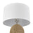 Atlas Lighting Coe 32'' High 1Lt Table Lamp, Natural/White