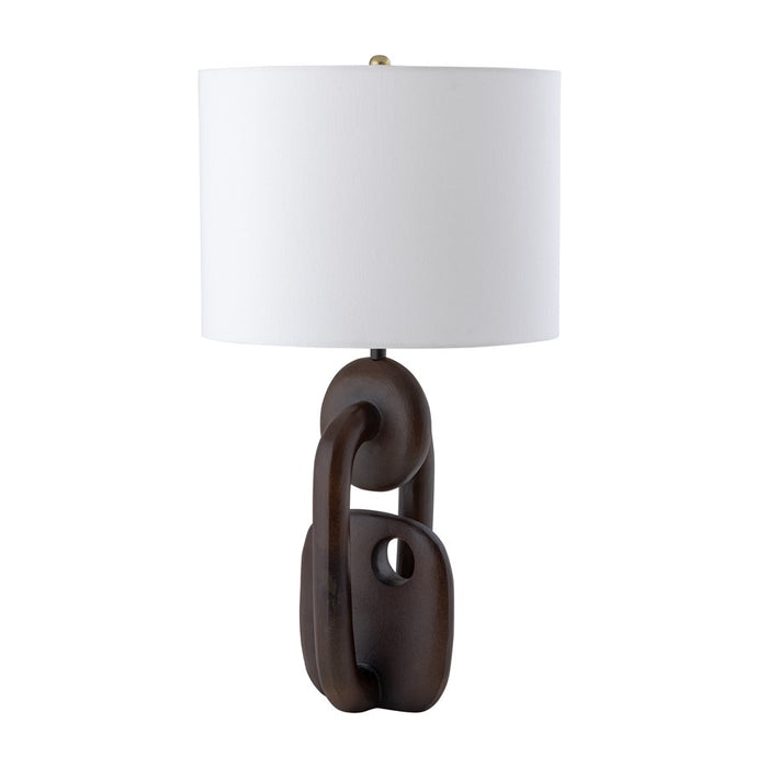Atlas Lighting Colden 25.5'' High 1Lt Table Lamp, Bronze/White