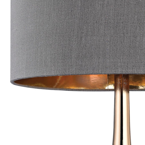 Atlas Lighting Cone Neck 18.5'' High 1Lt Table Lamp, Gray/Gray