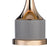 Atlas Lighting Cone Neck 18.5'' High 1Lt Table Lamp, Gray/Gray