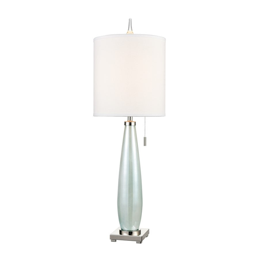 Atlas Lighting Confection 41'' High 1Lt Table Lamp, Green/White