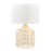 Atlas Lighting Crawford Cove 26''H 1Lt Table Lamp, Natural/White