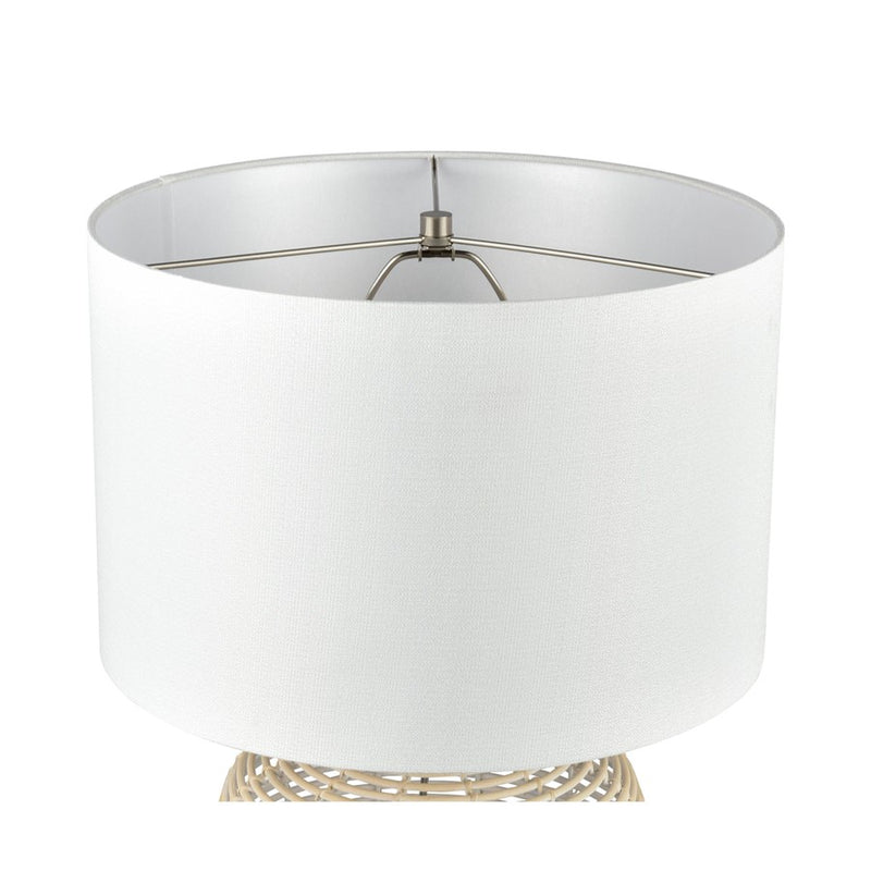 Atlas Lighting Crawford Cove 26''H 1Lt Table Lamp, Natural/White