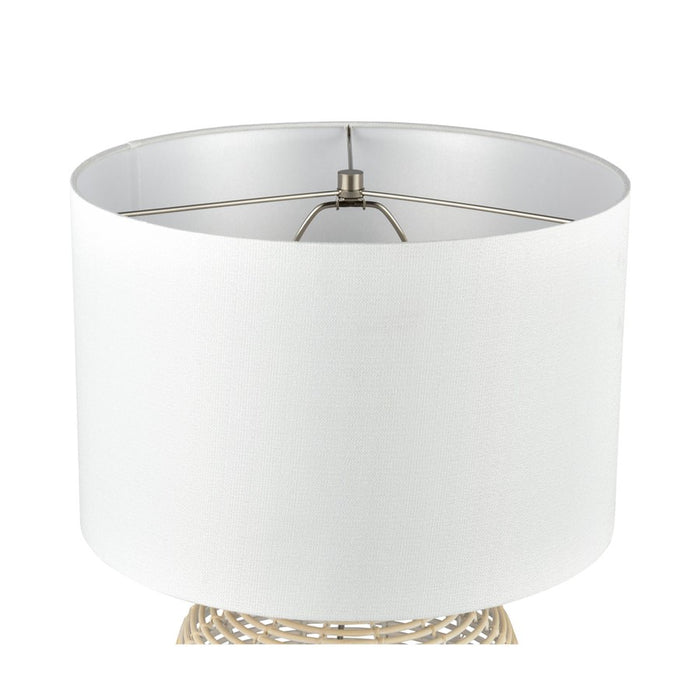 Atlas Lighting Crawford Cove 26''H 1Lt Table Lamp, Natural/White