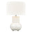 Atlas Lighting Delia 21'' High 1Lt Table Lamp, White/White