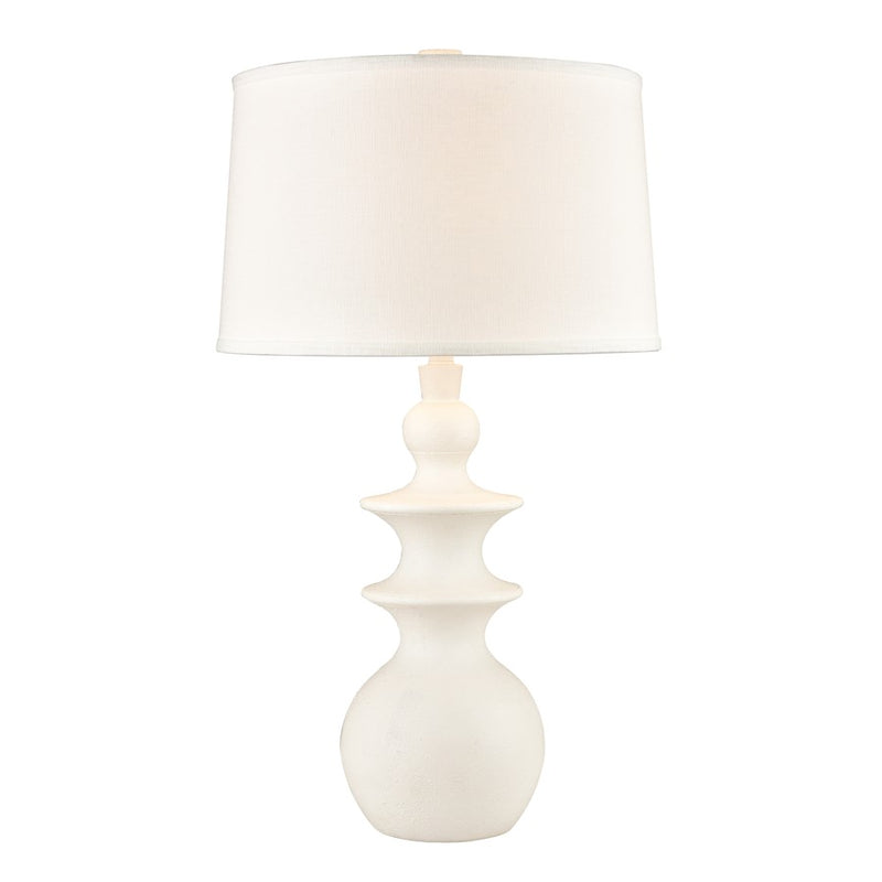 Atlas Lighting Depiction 32''H 1Lt Table Lamp, Matte White/White