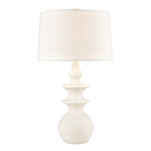 Atlas Lighting Depiction 32''H 1Lt Table Lamp, Matte White/White