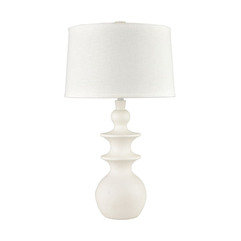Atlas Lighting Depiction 32''H 1Lt Table Lamp, Matte White/White