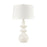 Atlas Lighting Depiction 32''H 1Lt Table Lamp, Matte White/White