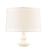 Atlas Lighting Depiction 32''H 1Lt Table Lamp, Matte White/White