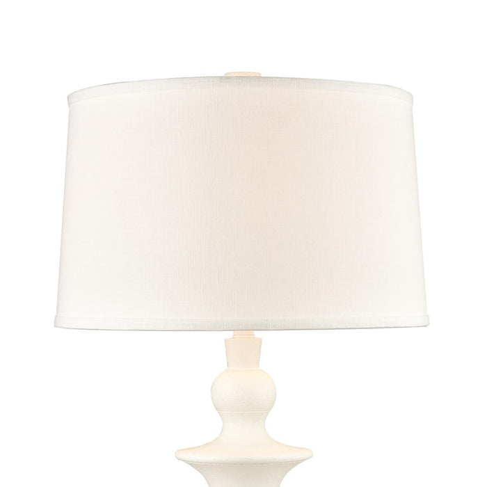 Atlas Lighting Depiction 32''H 1Lt Table Lamp, Matte White/White
