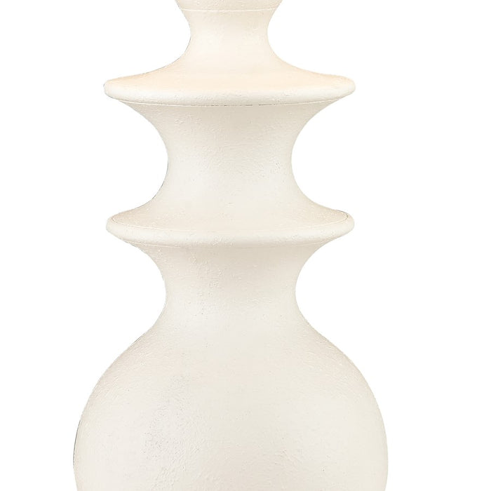 Atlas Lighting Depiction 32''H 1Lt Table Lamp, Matte White/White