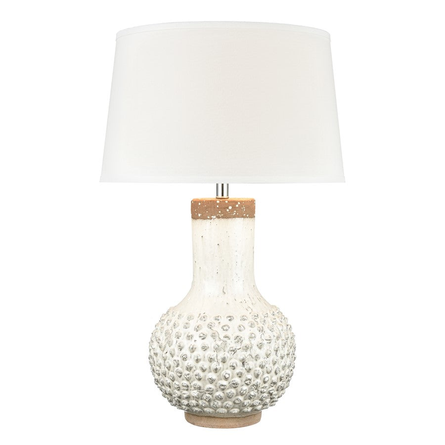 Atlas Lighting Elinor 32'' High 1Lt Table Lamp, White/White