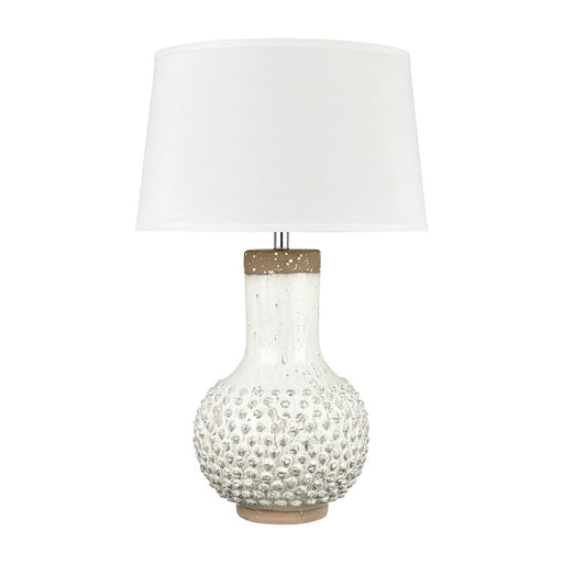 Atlas Lighting Elinor 32'' High 1Lt Table Lamp, White/White