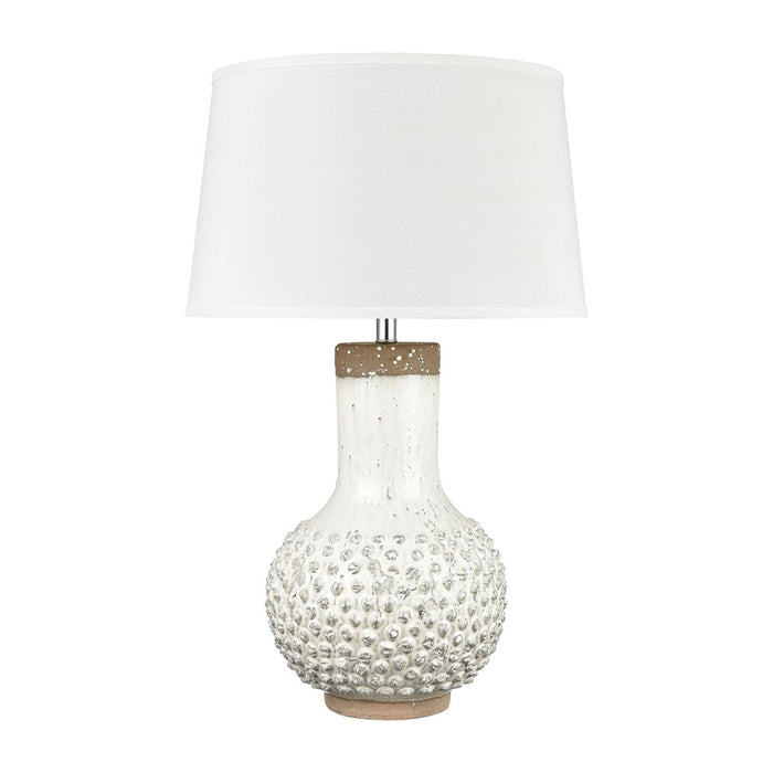 Atlas Lighting Elinor 32'' High 1Lt Table Lamp, White/White