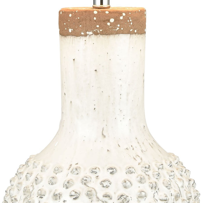 Atlas Lighting Elinor 32'' High 1Lt Table Lamp, White/White