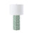 Atlas Lighting Etten 27'' High 1Lt Table Lamp, Green/White