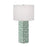 Atlas Lighting Etten 27'' High 1Lt Table Lamp, Green/White