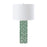 Atlas Lighting Etten 27'' High 1Lt Table Lamp, Green/White