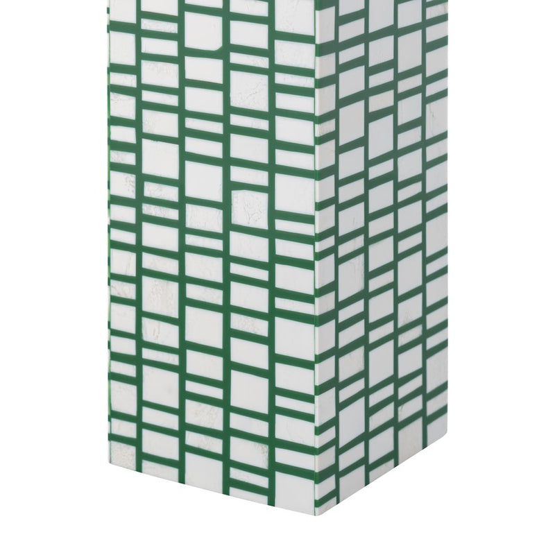 Atlas Lighting Etten 27'' High 1Lt Table Lamp, Green/White