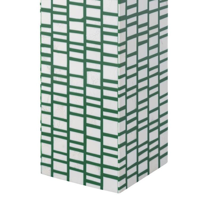 Atlas Lighting Etten 27'' High 1Lt Table Lamp, Green/White