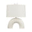 Atlas Lighting Flection 25'' High 1Lt Table Lamp, White/White