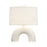 Atlas Lighting Flection 25'' High 1Lt Table Lamp, White/White