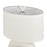 Atlas Lighting Flection 25'' High 1Lt Table Lamp, White/White