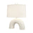 Atlas Lighting Flection 25'' High 1Lt Table Lamp, White/White