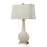 Atlas Lighting Fluted Ceramic 34'' High 1Lt Table Lamp, White/White
