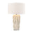 Atlas Lighting Genesee 27.5''H 1Lt Table Lamp, White Glazed/White