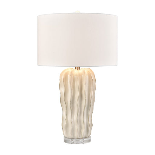 Atlas Lighting Genesee 27.5''H 1Lt Table Lamp, White Glazed/White