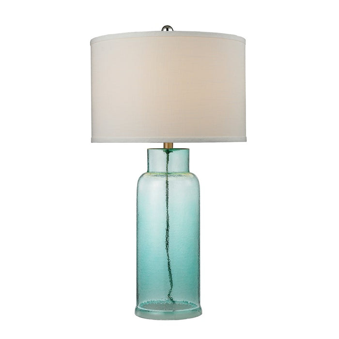 Atlas Lighting Bottle 30'' High 1Lt Table Lamp, Seafoam Green/White