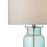 Atlas Lighting Bottle 30'' High 1Lt Table Lamp, Seafoam Green/White