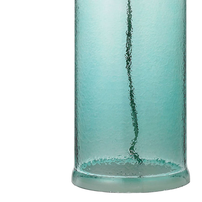 Atlas Lighting Bottle 30'' High 1Lt Table Lamp, Seafoam Green/White