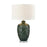 Atlas Lighting Goodell 27.5''H 1Lt Table Lamp, Green Glaze/White