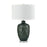 Atlas Lighting Goodell 27.5''H 1Lt Table Lamp, Green Glaze/White