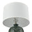 Atlas Lighting Goodell 27.5''H 1Lt Table Lamp, Green Glaze/White