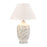 Atlas Lighting Goodell 27.5''H 1Lt Table Lamp, White Glazed/White