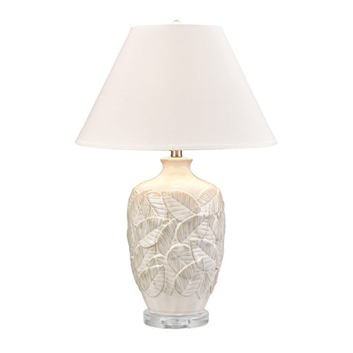 Atlas Lighting Goodell 27.5''H 1Lt Table Lamp, White Glazed/White