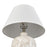 Atlas Lighting Goodell 27.5''H 1Lt Table Lamp, White Glazed/White