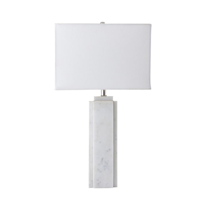 Atlas Lighting Hale 22.5'' High 1Lt Table Lamp, White/White